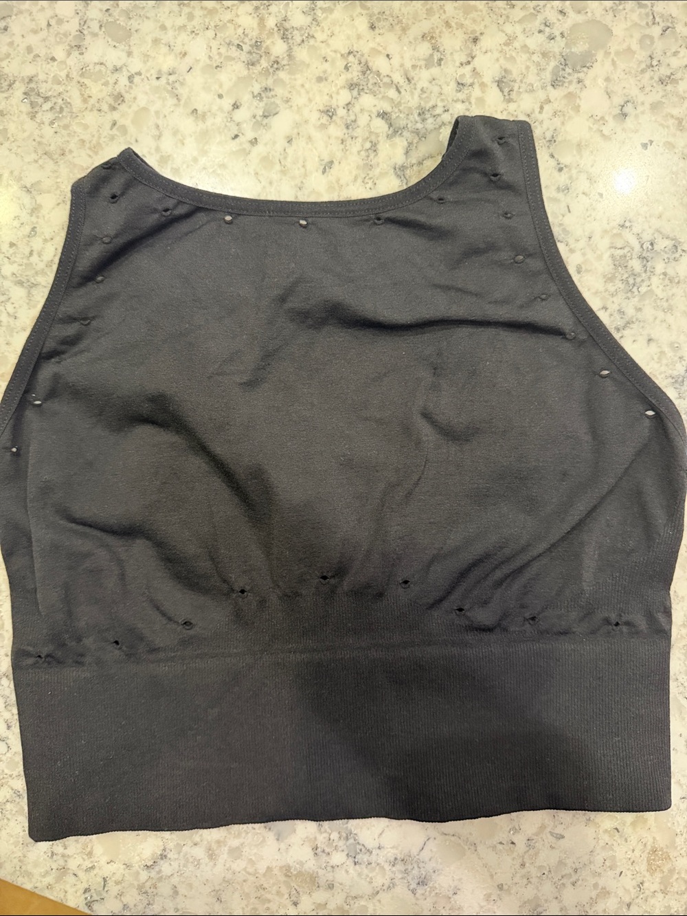 FP Movement by Free People Black Seamless Crop Tank